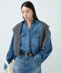 KAOS 売れ筋商品|||カオス シャツ トップス レディース Denim shirts Blue Chaos｜カオスのシャツ/ブラウス（ブルー・ネイビー/青色系