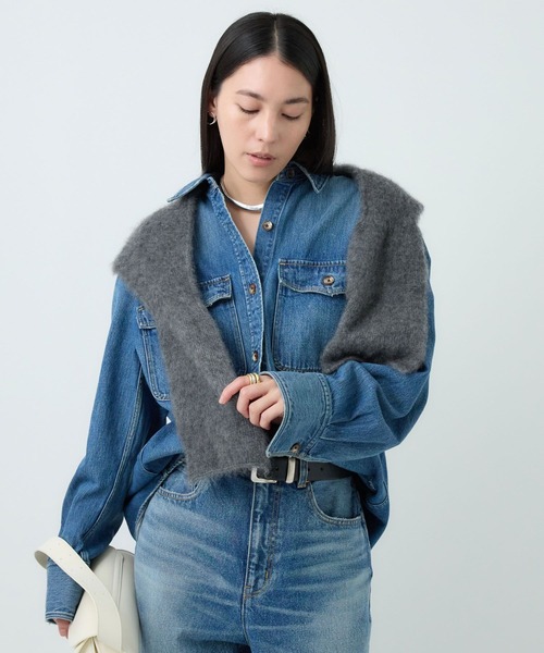 Chaos(カオス)の「◆WHY NOT NOW◆リバーランチデニムシャツ(シャツ/ブラウス・レディース・ブルー・FREE)」の16枚目の写真