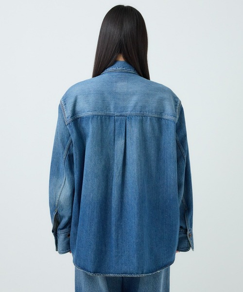 Chaos(カオス)の「◆WHY NOT NOW◆リバーランチデニムシャツ(シャツ/ブラウス・レディース・ブルー・FREE)」の14枚目の写真