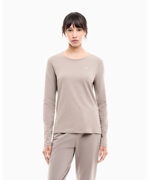 <オンライン限定>【エンポリオ アルマーニ EA7】Core Lady 長袖Tシャツ ストレッチジャージー