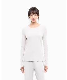 <オンライン限定>【エンポリオ アルマーニ EA7】Core Lady 長袖Tシャツ ストレッチジャージー