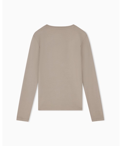 EMPORIO ARMANI EA7(エンポリオアルマーニイーエーセブン)の「<オンライン限定>【エンポリオ アルマーニ EA7】Core Lady 長袖Tシャツ ストレッチジャージー(Tシャツ/カットソー・レディース・ベージュ/ホワイト/ブラック・LARGE/MEDIUM/SMALL/X-SMALL)」の15枚目の写真