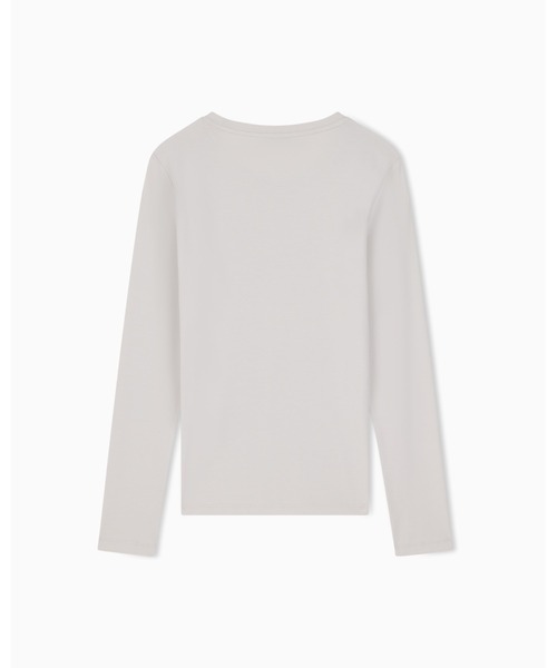 EMPORIO ARMANI EA7(エンポリオアルマーニイーエーセブン)の「<オンライン限定>【エンポリオ アルマーニ EA7】Core Lady 長袖Tシャツ ストレッチジャージー(Tシャツ/カットソー・レディース・ベージュ/ホワイト/ブラック・LARGE/MEDIUM/SMALL/X-SMALL)」の13枚目の写真