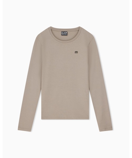 EMPORIO ARMANI EA7(エンポリオアルマーニイーエーセブン)の「<オンライン限定>【エンポリオ アルマーニ EA7】Core Lady 長袖Tシャツ ストレッチジャージー(Tシャツ/カットソー・レディース・ベージュ/ホワイト/ブラック・LARGE/MEDIUM/SMALL/X-SMALL)」の14枚目の写真
