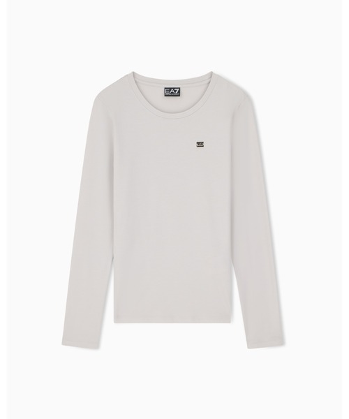 EMPORIO ARMANI EA7(エンポリオアルマーニイーエーセブン)の「<オンライン限定>【エンポリオ アルマーニ EA7】Core Lady 長袖Tシャツ ストレッチジャージー(Tシャツ/カットソー・レディース・ベージュ/ホワイト/ブラック・LARGE/MEDIUM/SMALL/X-SMALL)」の12枚目の写真