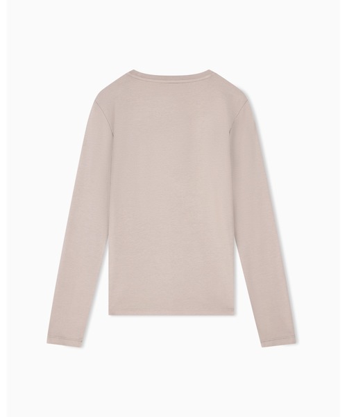 EMPORIO ARMANI EA7(エンポリオアルマーニイーエーセブン)の「<オンライン限定>【エンポリオ アルマーニ EA7】Core Lady 長袖Tシャツ ストレッチジャージー(Tシャツ/カットソー・レディース・ベージュ/ホワイト/ブラック/ライトグレー/サンドグレー・LARGE/MEDIUM/SMALL/X-SMALL/X-LARGE)」の20枚目の写真