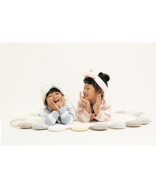 la poche biscuit（ラポシェビスキュイ）の「【もちふわシリーズ】パンツ（ルームウェア/パジャマ・キッズ・ピンク/サックスブルー・120/110/100/90/80/130）」の9枚目の写真