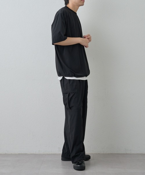 COLONY 2139（コロニートゥーワンスリーナイン）の「接触冷感アイスリップウーブンTEE（Tシャツ/カットソー・メンズ・カーキ/ブラック・LARGE/MEDIUM）」の5枚目の写真