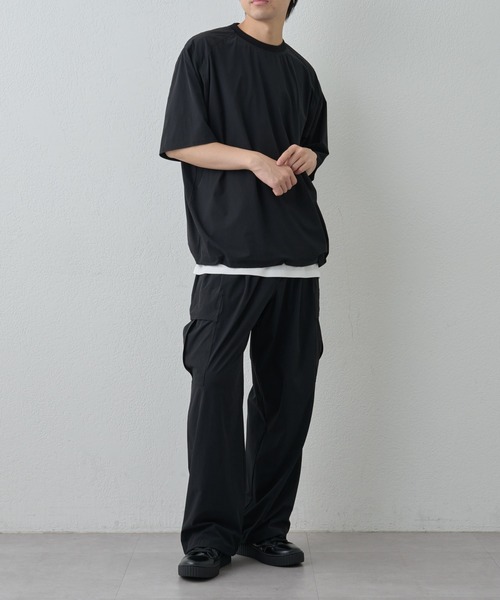 COLONY 2139（コロニートゥーワンスリーナイン）の「接触冷感アイスリップウーブンTEE（Tシャツ/カットソー・メンズ・カーキ/ブラック・LARGE/MEDIUM）」の15枚目の写真