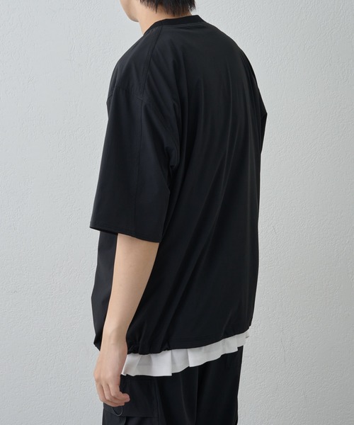 COLONY 2139（コロニートゥーワンスリーナイン）の「接触冷感アイスリップウーブンTEE（Tシャツ/カットソー・メンズ・カーキ/ブラック・LARGE/MEDIUM）」の21枚目の写真