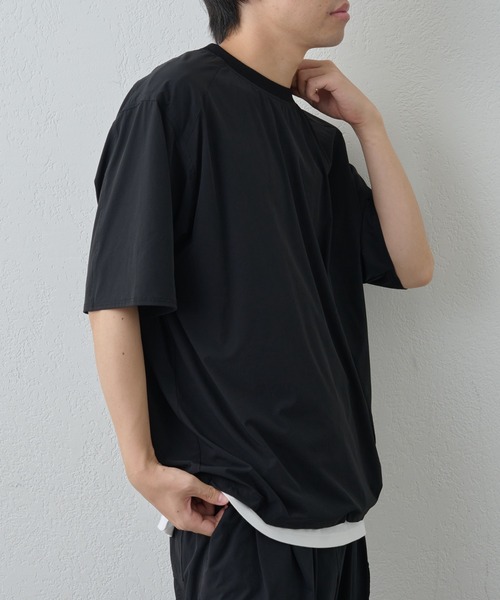 COLONY 2139（コロニートゥーワンスリーナイン）の「接触冷感アイスリップウーブンTEE（Tシャツ/カットソー・メンズ・カーキ/ブラック・LARGE/MEDIUM）」の22枚目の写真