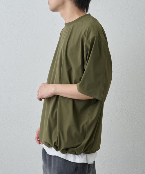 COLONY 2139（コロニートゥーワンスリーナイン）の「接触冷感アイスリップウーブンTEE（Tシャツ/カットソー・メンズ・カーキ/ブラック・LARGE/MEDIUM）」の17枚目の写真