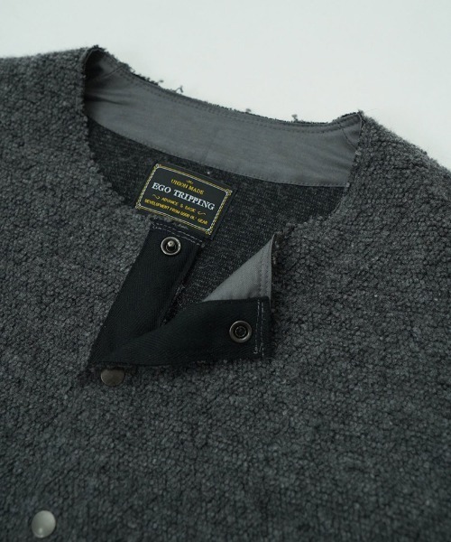 EGO TRIPPING（エゴトリッピング）の「mcg3680-EGO×PROPA WOOLSNAP カーディガン（カーディガン/ボレロ・メンズ・杢グレー・46/48）」の8枚目の写真