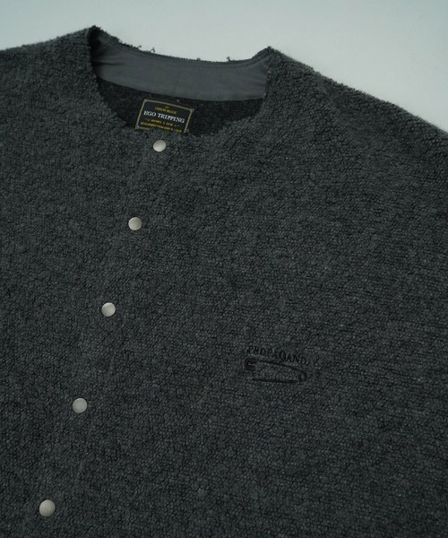 EGO TRIPPING（エゴトリッピング）の「mcg3680-EGO×PROPA WOOLSNAP カーディガン（カーディガン/ボレロ・メンズ・杢グレー・46/48）」の4枚目の写真