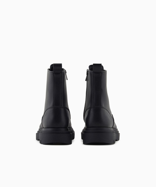 ARMANI EXCHANGE(アルマーニエクスチェンジ)の「【A|X アルマーニ エクスチェンジ】ボリュームソール レザーレースアップブーツ(ブーツ・メンズ・ブラック・8/6/6.5/7/7.5/8.5/9)」の3枚目の写真