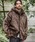 CAMBIOiJrIj́umj10917-Oversized Fur Jacket t@[WPbgȋAE^[jvbubN