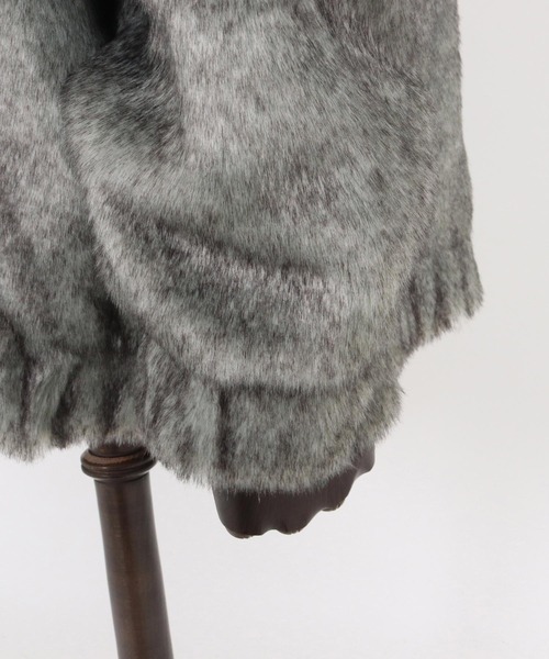 CAMBIO(カンビオ)の「mj10917-Oversized Fur Jacket ファージャケット(その他アウター・メンズ・ブラック/グレー/ベージュ・S/M/L)」の6枚目の写真
