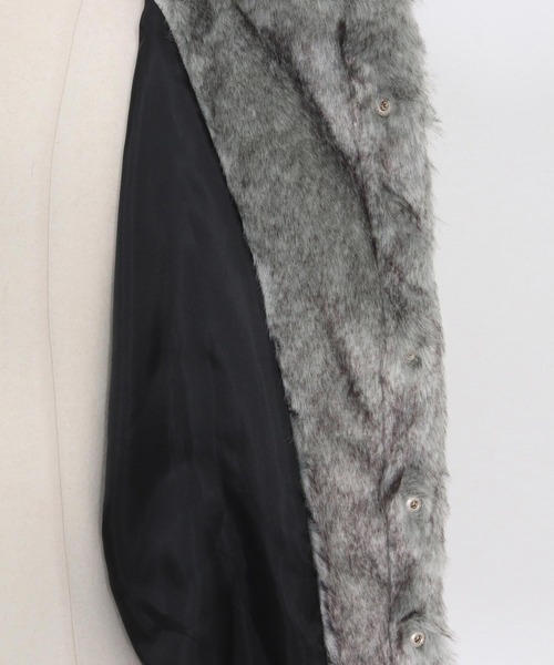 mj10917-Oversized Fur Jacket ファージャケット（その他アウター