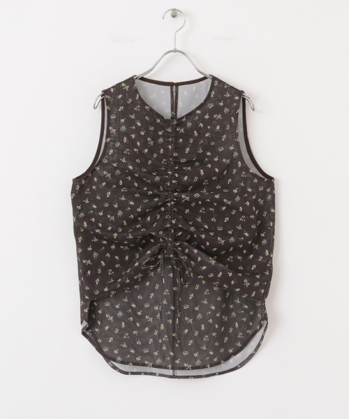 KBF(ケイビーエフ)の「フラワープリントメッシュトップス(シャツ/ブラウス・レディース・ブラウン系その他/ブルー系その他・ONE)」の20枚目の写真