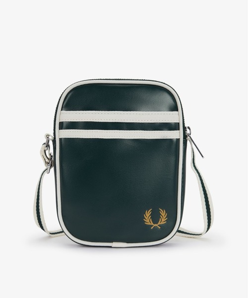 FRED PERRY（フレッドペリー）の「新色先行予約受付中／Classic Small Side Bag／クラシックサイドバッグ（ボディバッグ/ウエストポーチ・メンズ・ダークグリーン/ブラック/ダークグリーン系/ダークネイビー・ONE SIZE）」の22枚目の写真