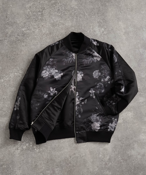完売品 ADRER アドラー スタジアムスカジャンパー S premium reversible suka jumper -wolf/flower- / プレミアム