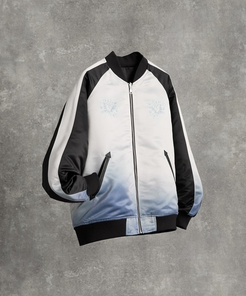 ADRER（アドラー）の「premium reversible suka jumper -wolf/flower- / プレミアムリバーシブルスカジャン（スカジャン・メンズ・ブラック/ブラック系1・M/S/XS/L）」の19枚目の写真