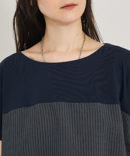 セール】コンビドロストプルオーバー（Tシャツ/カットソー）｜qualite