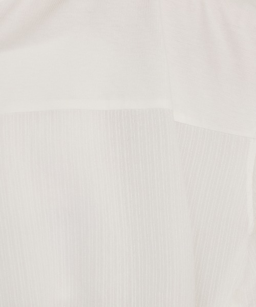 qualite(カリテ)の「コンビドロストプルオーバー(Tシャツ/カットソー・レディース・ネイビー/オフホワイト・フリー)」の10枚目の写真