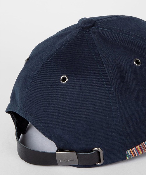 Paul Smith(ポールスミス)の「【限定】シグネチャーストライプトリム キャップ【250316 987DT】(キャップ・メンズ・ネイビー/レッド/ブラック・FREE)」の8枚目の写真