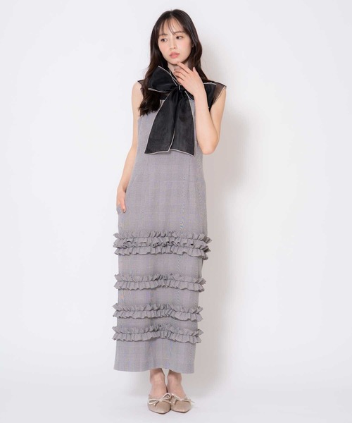 NOELA（ノエラ）の「リボンベロアミュール（パンプス・レディース・グリーン/モカ/オフホワイト・L/M/S）」の10枚目の写真