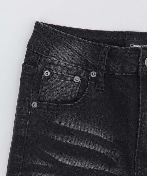 WEGO(ウィゴー)の「DISPARK/ブラストフレアデニム(デニムパンツ・レディース・ブラック/ライトインディゴブルー・MEDIUM/SMALL)」の5枚目の写真