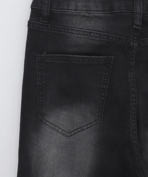 WEGO(ウィゴー)の「DISPARK/ブラストフレアデニム(デニムパンツ・レディース・ブラック/ライトインディゴブルー・MEDIUM/SMALL)」の8枚目の写真