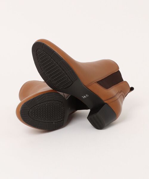 Piedi Nudi(ピエディヌーディ)の「piedi nudi/ピエディヌーディ レザー サイドゴアブーツ (チェルシーブーツ)(ブーツ・レディース・ブラック/グレー/ダークブラウン/キャメル・23.0cm/24.5cm/24.0cm/23.5cm/22.5cm)」の5枚目の写真