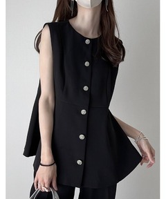 INSCRIRE アンスクリア　シープレザーベスト セール】【INSCRIRE/アンスクリア】Sheep Leather Gilet/シープ