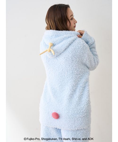 gelato pique（ジェラートピケ）の「【ドラえもん】【レディース】ジェラートパーカ＆ショートパンツ（ルームウェア/パジャマ・レディース・ブルー/イエロー・F）」の5枚目の写真