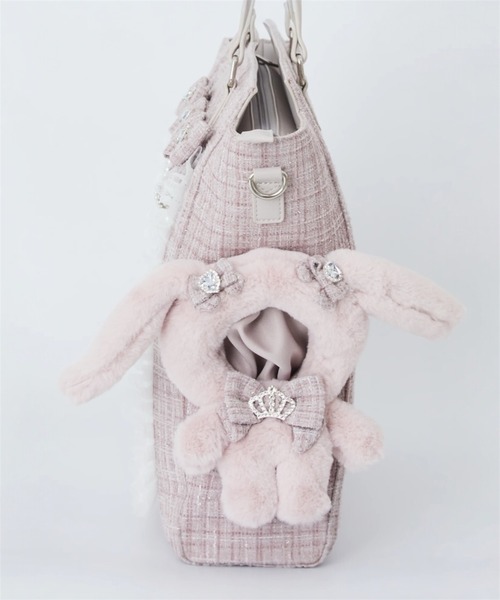 Ank Rouge(アンクルージュ)の「【痛バ】確定ファンサのおまじない ぬいとお出かけBAG 大(トートバッグ・レディース・ピンク/ブルー/レッド/ホワイト/ブラック・FREE)」の17枚目の写真