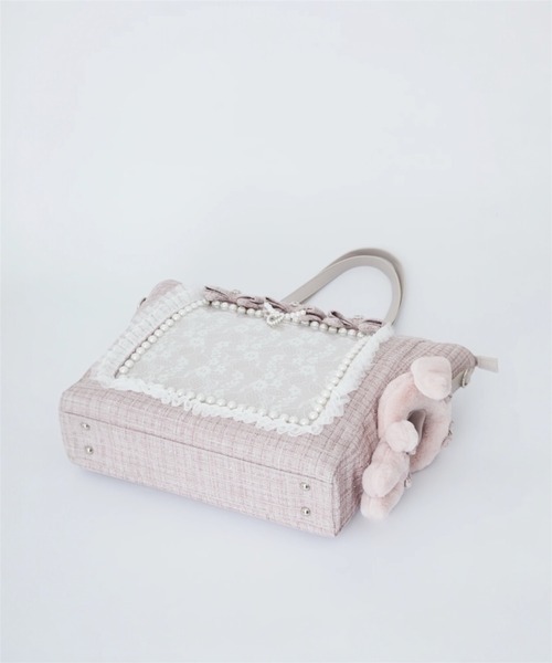 Ank Rouge(アンクルージュ)の「【痛バ】確定ファンサのおまじない ぬいとお出かけBAG 大(トートバッグ・レディース・ピンク/ブルー/レッド/ホワイト/ブラック・FREE)」の19枚目の写真