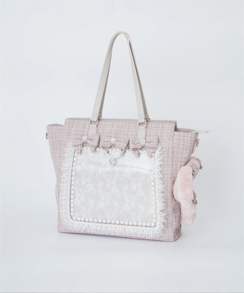 Ank Rouge(アンクルージュ)の「【痛バ】確定ファンサのおまじない ぬいとお出かけBAG 大(トートバッグ・レディース・ピンク/ブルー/レッド/ホワイト/ブラック・FREE)」の15枚目の写真