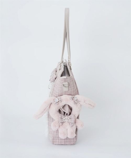 Ank Rouge(アンクルージュ)の「【痛バ】確定ファンサのおまじない ぬいとお出かけBAG 大(トートバッグ・レディース・ピンク/ブルー/レッド/ホワイト/ブラック・FREE)」の16枚目の写真