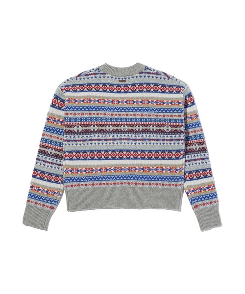 Levi's（リーバイス）の「Levi's/リーバイス INES フェアアイルセーター（ニット/セーター・レディース・ブルー・M/S/XS）」の8枚目の写真