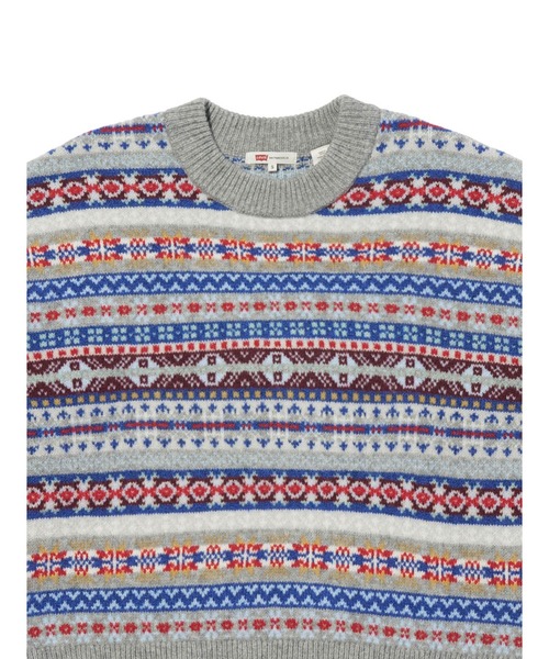 Levi's（リーバイス）の「Levi's/リーバイス INES フェアアイルセーター（ニット/セーター・レディース・ブルー・M/S/XS）」の9枚目の写真