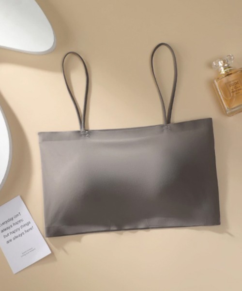 NUJOH(ヌゾ)の「Basic Bra Top / ベーシック ブラトップ(チューブトップ・レディース・ホワイト/チャコールグレー/ブラック/ベージュ・FREE)」の11枚目の写真