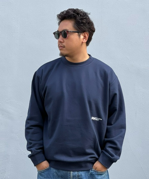 HELLY HANSEN（ヘリーハンセン）の「【HELLY HANSEN】HH Key Concept Sweat Crew（スウェット・メンズ・ネイビー/グレー/アイボリー・LARGE/X-LARGE/MEDIUM）」の3枚目の写真