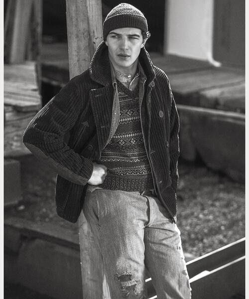 RRL ヘリンボーンフィールドパンツ 中古・古着通販】RRL (ダブルアールエル) ヘリンボーンツイル