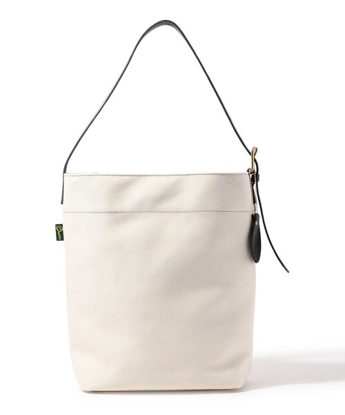 TOMORROWLAND （トゥモローランド）の「【別注】Brady LEVEN MEDIUM コットン ショルダーバッグ（ショルダーバッグ・メンズ・キナリ/ブラック・FREE）」の2枚目の写真