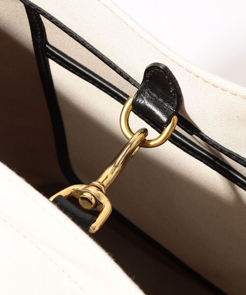 TOMORROWLAND （トゥモローランド）の「【別注】Brady LEVEN MEDIUM コットン ショルダーバッグ（ショルダーバッグ・メンズ・キナリ/ブラック・FREE）」の11枚目の写真