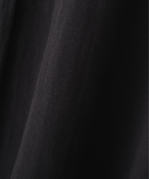 MARGARET HOWELL（マーガレットハウエル）の「COTTON SILK CHIFFON（シャツ/ブラウス・レディース・アイボリー/ブラック・1/2）」の10枚目の写真