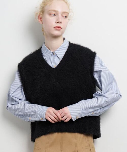 LANVIN ランバン　ケーブルニットセーター LANVIN（ランバン） | ニット・セーターの古着・中古通販