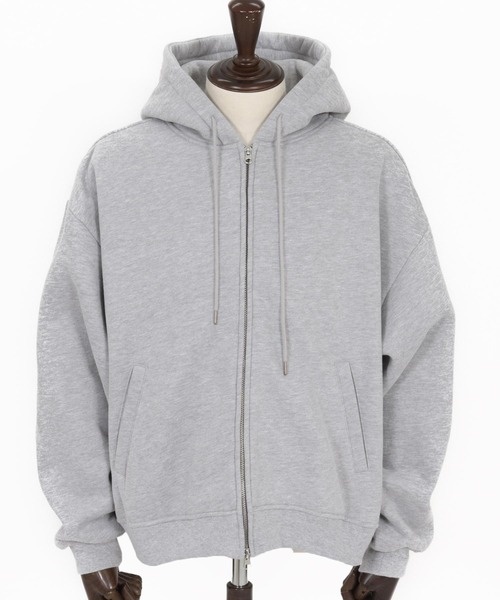mpa3898- ビッグフーデッド裏起毛ZIPパーカー（パーカー）｜CAMBIO