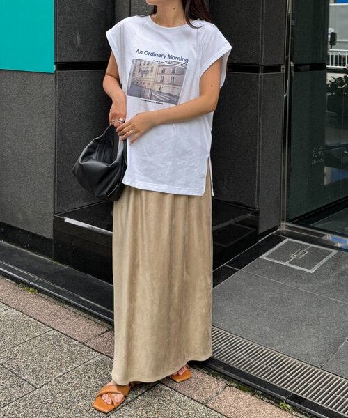 CIAOPANIC TYPY（チャオパニックティピー）の「スウェードスカート（スカート・レディース・チャコールグレー/ベージュ/キャメル・SMALL/MEDIUM）」の14枚目の写真